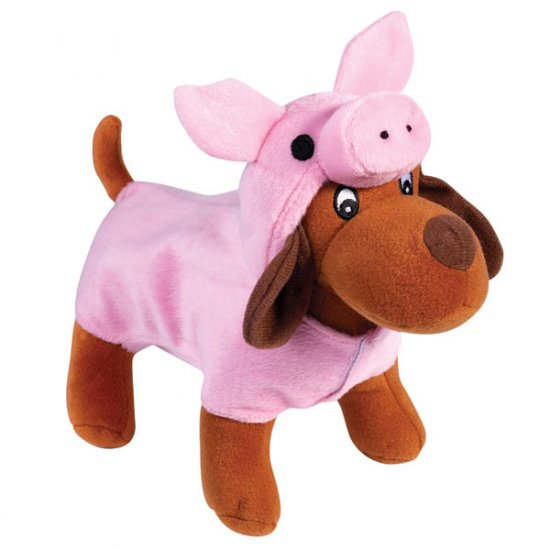 Zanies Halloween Costume Style Dog Squeaky Toys Piggy Pooch
