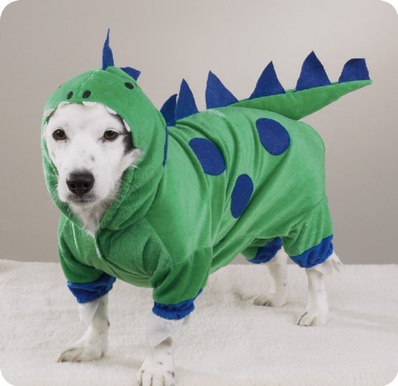 X-SMALL Dogzilla Dinosaur Pet Halloween Dog Costume