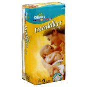 Pampers Swaddlers New Baby Diapers Jumbo, Size 2 / 12-18 lbs