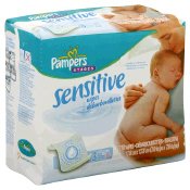 Pampers Sensitive Wipes Refills 210 Count