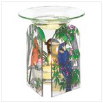 Birds Stained-Glass Oil Warmer