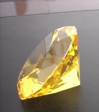 crystal golden diamond
