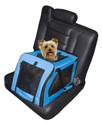 Soft Car Dog Seat/ Carrier - Small in Aqua