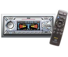 PLCD-CS200 - 1.5 DIN AM,FM-MPX,CD,Cassette Player with Flip Down Face