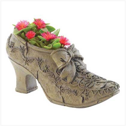 Antique Shoe With Bow