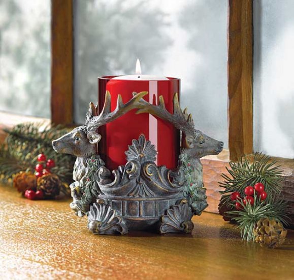 Majestic Stag Candleholder
