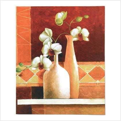 Orchid Vase Canvas Print