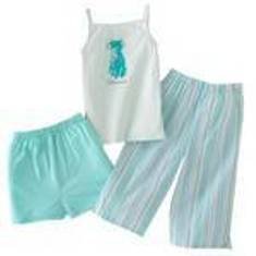 Carters 3 PC Glamour Kitty PJ Set Size 4 NWT FREE SHIPPING!!