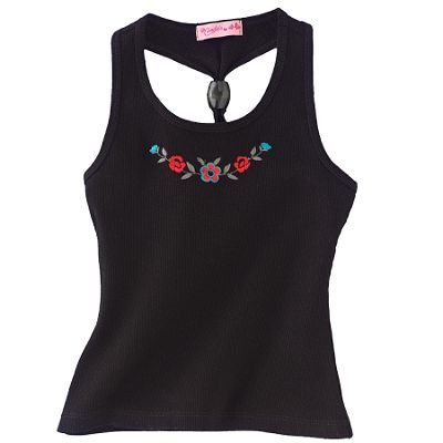 Candie's Racerback Embroidered tank top Sz XL Girls Youth NWT FREE SHIPPING!!