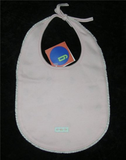 Gymboree REVERSIBLE Pink Rosebud Bib Retail $10.00 NWT FREE SHIPPING!!