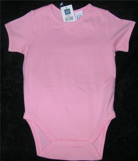 Gap Pink Onesie Sz 6-12 mo New FREE SHIPPING!!!
