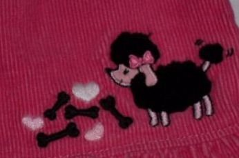Gymboree TRES CHIC pink poodle cords pants 3 3T NWT FREE SHIPPING!!!