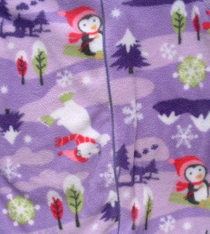 Childrens Place sleeper fleece pajama 3/6 girl NWT