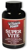 Super-Vite Tablets Mulit-Vitamin Tablets 100 Count