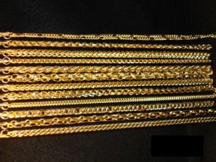 NEW WHOLESALE 24K GOLD PLATED NECKLACE SET
