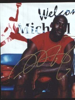 Michael Jordan Original Autographed photo
