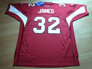 EDGERRIN JAMES #32 Red Jersey Size 56