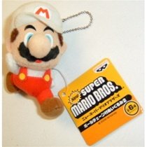 Super Mario Brothers Plush Keychain Mario