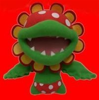 Official Nintendo 6" Super Mario Brother Plush Series 1 - Piranha Pete (made by Popco)