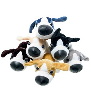 Dozen (12) Cute 6" Puppy Plush Toys