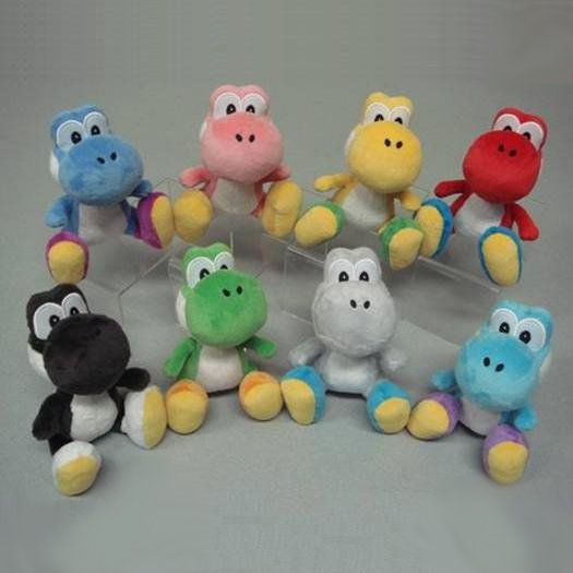 Official Nintendo Color Yoshi Plush Complete Set of 8
