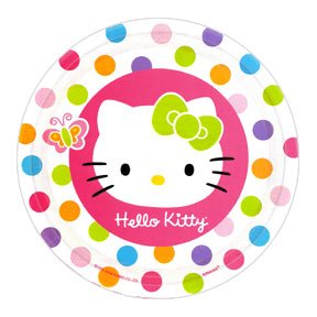HELLO KITTY DINNER PLATE (9IN.)