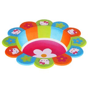 HELLO KITTY PLASTIC 10IN. BOWL