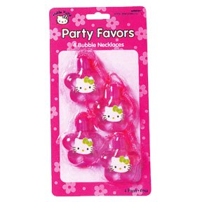 HELLO KITTY BUBBLE NECKLACE FAVORS