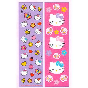 HELLO KITTY BUGGY BUDDY STICKER PAK