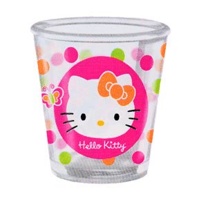 HELLO KITTY CLEAR SOUVENIR CUP (12OZ)