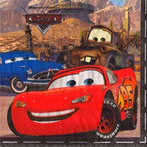 DISNEY CARS LUNCHEON NAPKIN