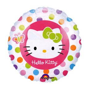 HELLO KITTY MYLAR BALLON (18IN.)