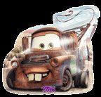 DISNEY CARS TOW MATER SHAPED MYLAR BALLOON(26IN)
