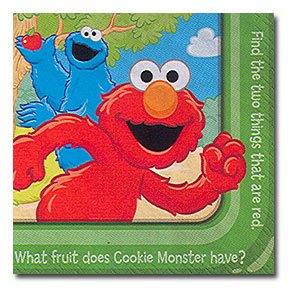 SESAME SUNNY DAYS BEVERAGE NAPKIN