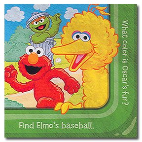 SESAME SUNNY DAYS LUNCHEON NAPKIN