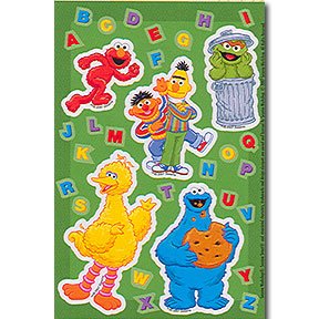 SESAME SUNNY DAYS STICKERS