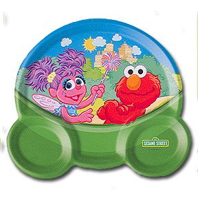 SESAME SUNNY DAYS KIDS PLATE
