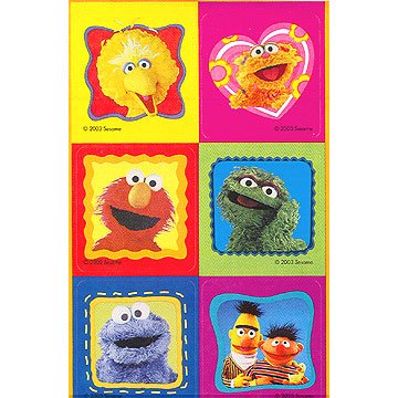SESAME STREET FRAMES STICKER