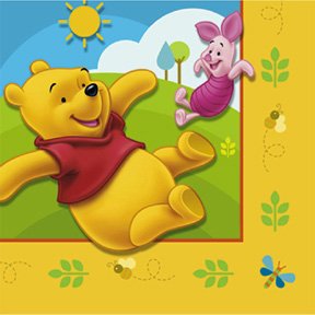 POOH & FRIENDS BEVERAGE NAPKIN
