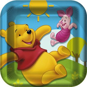 POOH & FRIENDS DESSERT PLATE (7IN.)