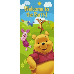 POOH & FRIENDS DOOR BANNER
