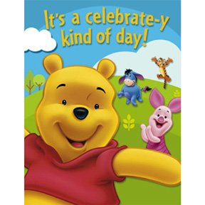 POOH & FRIENDS INVITATION