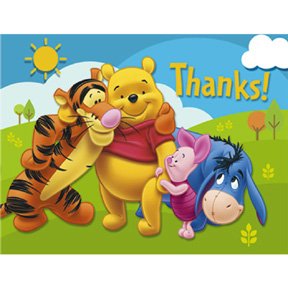 POOH & FRIENDS THANK YOU NOTE