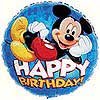 MICKEY MOUSE HAPPY BIRTHDAY MYLAR