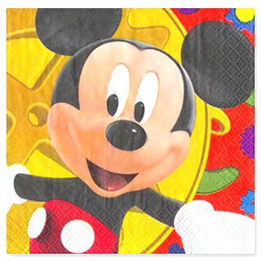MICKEY'S CLUBHOUSE LUNCHEON NAPKIN