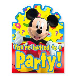 MICKEY'S CLUBHOUSE INVITATION