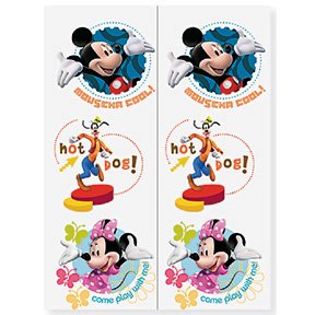 MICKEY'S CLUBHOUSE TEMP TATTOO