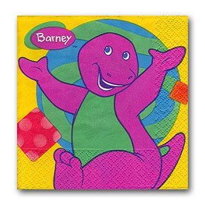 BARNEY BEVERAGE NAPKIN