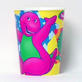 BARNEY SOUVENIR CUP (16OZ.)