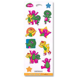 BARNEY STICKER